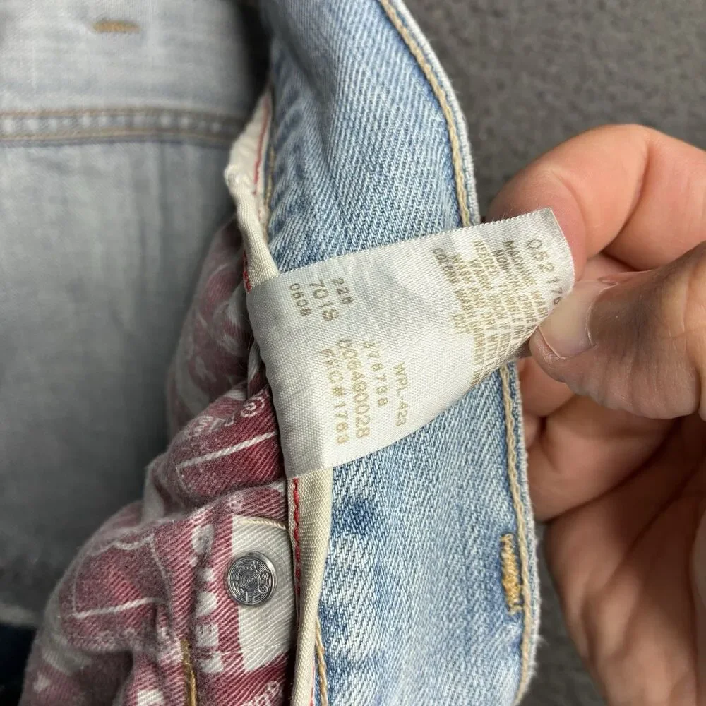 VINTAGE Levi's 549 Men Jeans 38X30 Denim Low Loose Baggy Skater Y2K Thrashed